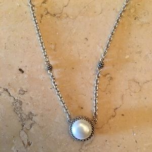 Lagos Silver and Pearl necklace